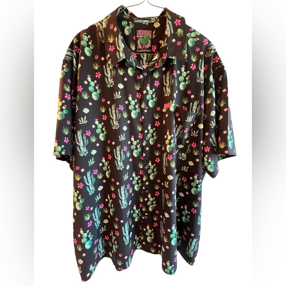 DIXXON The Prick - Black with Cactus and Pink Floral Design